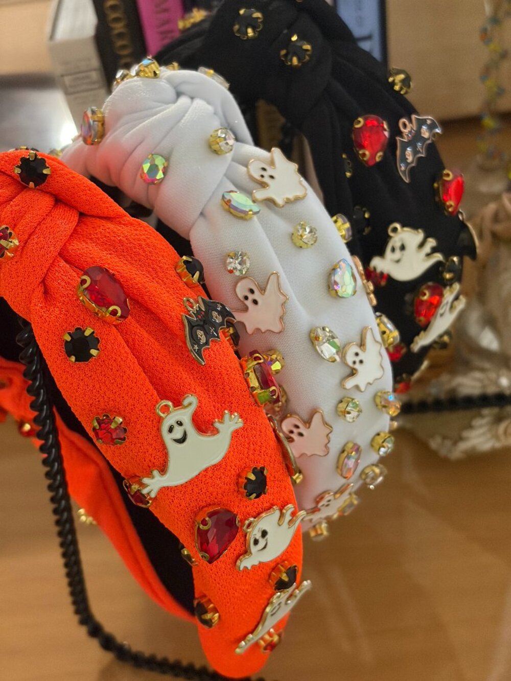 HALLOWEEN HEADBANDS WITH BLING - CHOOSE ONE